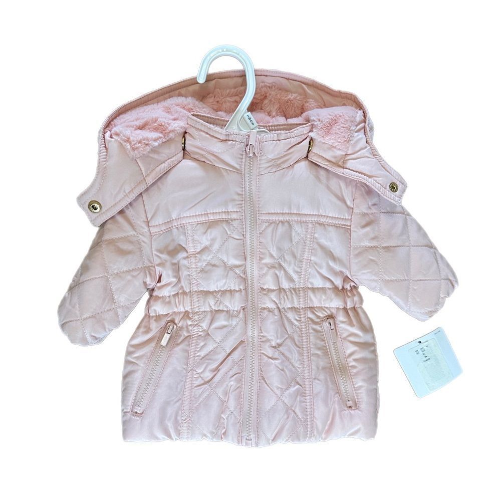 Infant Girl Puffer Coat‎ Pink 3 month